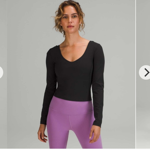 lululemon athletica Tops - Lululemon Black Align long sleeve top size 4